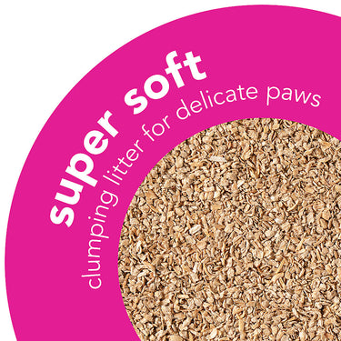 Okocat® Super Soft Clumping Wood Cat Litter - Low Dust, Natural